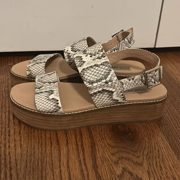 Steve Madden Teenie Platform Sandals Size 8.5 - Picture 4 of 6